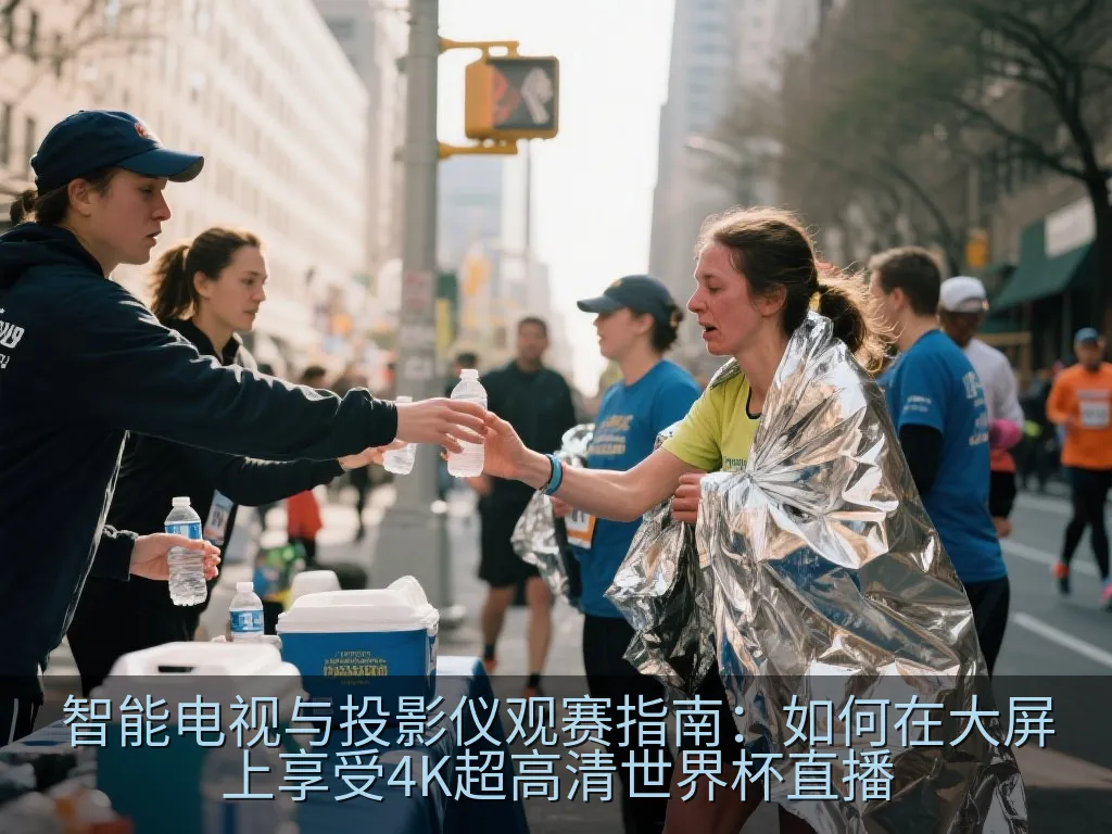 在光线较暗的家庭影院中，一台高品质投影仪正在白墙上投射出清晰锐利的足球赛事画面